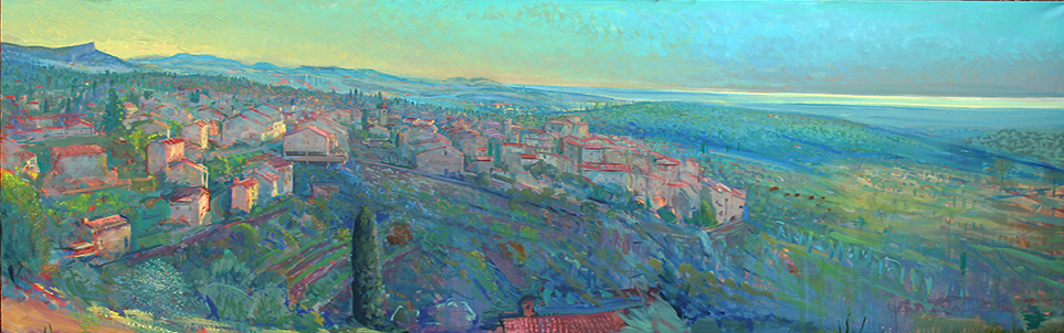 ‘‘SUMMER MORNING AT TOURRETTES-SUR-LOUP‘‘